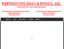 Tablet Screenshot of fleetmastersinc.com